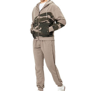 Ensemble de survêtement d'hiver respirant et à séchage rapide pour homme, 100 % coton, avec sweat à capuche et pantalon à taille élastique - Product Image 3