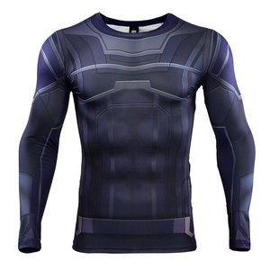<b>Men</b> <b>Compression</b> <b>Shirt</b> Designed <b>For</b> Sports Training Tight Fit Comfort And Sweat Absorbing Fabric Technology - Product Image 1
