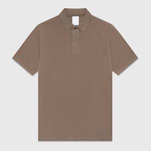 Camisetas de Golf de negocios de manga corta para hombre de alta calidad, camisetas transpirables de algodón de verano de talla grande, polos de tela con botones de gran tamaño - Product Image 1