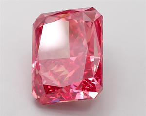 เพชรทรงเรเดียนต์คัท 10.53 กะรัต สีแดงสดแบบแฟนซี ผลิตในห้องปฏิบัติการด้วยเทคนิค CVD ได้รับการรับรองจาก IGI สำหรับงานออกแบบเครื่องประดับตามสั่ง - Product Image 2