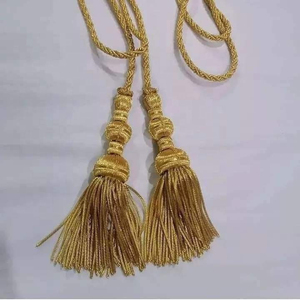 Nudo de espada con flecos de lingotes de alta calidad para uniformes y flecos de graduación, suministros de decoración - Product Image 6