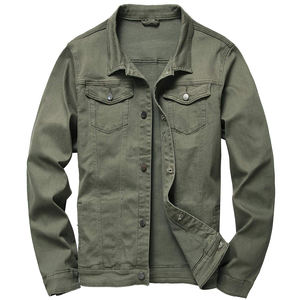 Nouvelle arrivée 2026, veste en jean à boutons déchirée pour homme, design personnalisé de haute qualité, style streetwear, streetwear d'hiver - Product Image 4