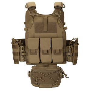 MASTTAC alta qualità MOLLE a sgancio rapido Elastica Outdoor per allenamento di sopravvivenza borsa tattica gilet in <span class=keywords><strong>Nylon</strong></span> portante piastra tattica - Product Image 6