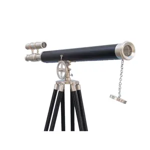 กล้องโทรทรรศน์สีดำและสีทองพร้อมขาตั้ง,ห้องปฏิบัติการวิทยาศาสตร์ทางทะเลที่สง่างามเพื่อการศึกษา - Product Image 6