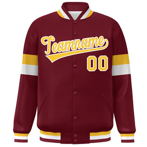 Chaquetas de Béisbol Estilo Letterman para Hombre al por Mayor, OEM, Tallas Grandes, Precio de Fábrica Bajo, Diseño Personalizado, Chaqueta Universitaria con Revestimiento - Product Image 3