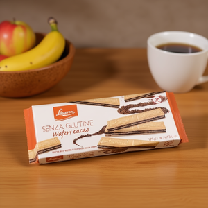 Lazzaroni Wafer al Cacao Senza Glutine Fatti in Forno 175g 13pz Snack di Cereali - Product Image 3