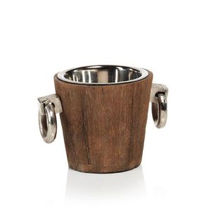 Diseño atractivo de buena calidad, cuenco enfriador de diseñador de Metal para accesorios de Bar, cesta enfriadora de vino hecha a mano, mango redondo - Product Image 5