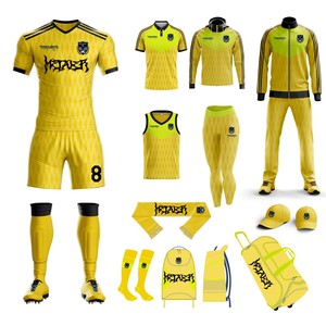 New Custom High Quality Men's Football Kits Jersey Set Team Club Soccer Wear Football Soccer Jersey Soccer Uniforms Sets - Product Image 2