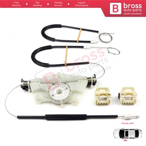Kit de réparation de lève-vitre BWR125 pour porte avant gauche Toledo MK2 1M2 1998-2004 Leon MK1 1M1 1999-2006 4/5 portes 1M0837461A - Product Image 3
