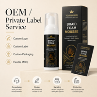 Mousse coiffante personnalisée avec logo, fournisseur de mousse coiffante à marque privée, mousse coiffante à tenue forte