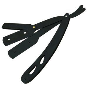 Maquinilla de afeitar recta NEGRA de alta calidad para el uso de la axila del bikini del cuerpo de la cara - Product Image 4