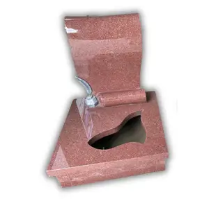 Розовый надгробный камень гранит Индивидуальные конструкции и размер фиалковый гранитный надгробный камень