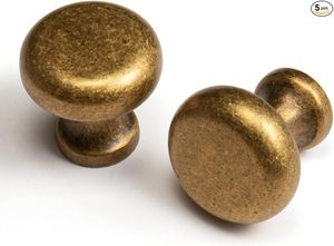 Vinawardware đồ nội thất đồ nội thất phần cứng đồ nội thất xử lý xử lý đơn giản pha lê núm đồng màu Grip Vòng tủ - Product Image 6