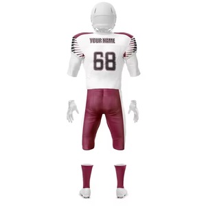 Uniformes de fútbol americano lisos de diferentes estilos, uniformes de fútbol americano sublimados transpirables de secado rápido de fabricantes altos - Product Image 5