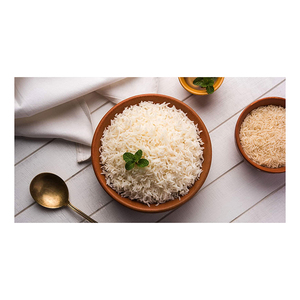 ข้าวบาสมาติอบไอน้ำเครือข่ายจำนวนมากข้าวเมล็ดยาวแบบพรีเมี่ยมพร้อมจำหน่ายทางการค้า - Product Image 5