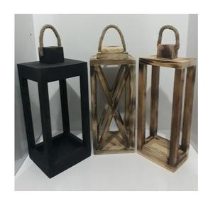 Farol de Vela de Madera y Vidrio de Estilo Vintage para Decoración de Jardín al Aire Libre, en Oferta, Exportador Mayorista a Todo el Mundo - Product Image 3