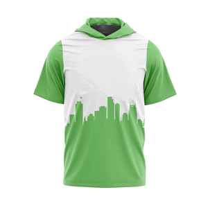 เสื้อฮู้ดแขนสั้นคุณภาพพรีเมียม ออกแบบด้วยวัสดุโพลีเอสเตอร์น้ำหนักเบา พิมพ์ลายเรียบเนียนและติดทนนาน - Product Image 2