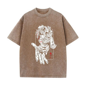 Wholesale Unisex Oversized Acid Wash <b>Vintage</b> <b>TShirt</b> 100% Cotton <b>Vintage</b> Heavyweight T-Shirts Drop Shoulder Oversized T-Shirts - Product Image 2