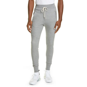 Nouveau meilleur pantalon de survêtement 100% coton pour hommes pantalon d'entraînement décontracté imprimé personnalisé avec taille mi-taille tissée élastique pour hommes - Product Image 1