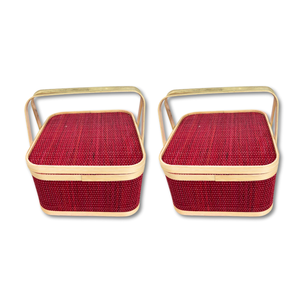 ผลิตภัณฑ์ร้อนรูปลักษณ์ที่เป็นธรรมชาติของกระเช้าของขวัญไม้ไผ่: ทางเลือกที่ดีสำหรับทุกกิจกรรมที่มีคุณภาพสูง - Product Image 1