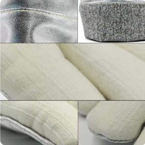 Gran oferta, equipo de protección Personal, guantes de seguridad, guantes de soldadura resistentes al calor de papel de aluminio para soldador, guantes de cuero para trabajos - Product Image 3