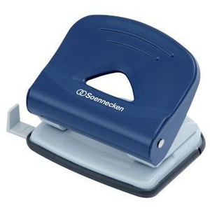 เครื่องเจาะกระดาษ Soennecken 8 ซม. สีฟ้า ความจุ 25 แผ่น (80 กรัม/ตร.ม.) พร้อมรางนำ - Product Image 1