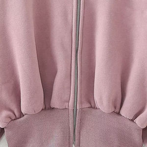 Mujeres Nueva Moda Bordado Efecto Lavado Sudaderas Vintage O Cuello Sudadera con capucha de manga larga para las mujeres - Product Image 4