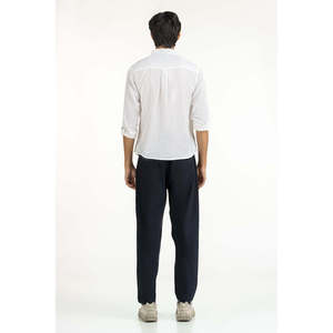 <b>Men's</b> Casual <b>Shirts</b> Double Breasted with Satin Poplin Fabric 100% Cotton Breathable and Comfortable Regular Fit ODM Supply - Product Image 2