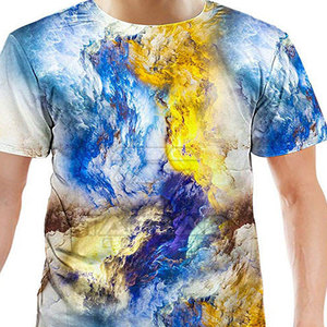 T-shirt de sublimation de haute qualité, best-seller, pour hommes, taille adulte, léger, 100% polyester, séchage rapide, écologique, respirant - Product Image 2