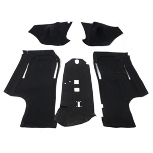 Ensemble de 5 tapis de sol intérieurs en caoutchouc noir pour FIAT 500 F/R EPOCA KIT Generico - Product Image 1