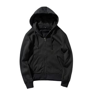 Personnalisé Conception Double Fermeture Éclair À Capuche Manteau Surdimensionné Poids Lourd Zip Up Vintage Hoodies - Product Image 2