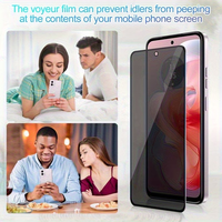 Protection d'écran anti-espion pour téléphones Motorola Moto - 360 °   Protection de la vie privée latérale, vue centrale HD claire, OEM/ODM disponible
