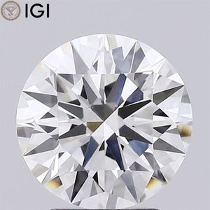 2.90กะรัตเพชรที่เจียระไนอย่างยอดเยี่ยม CVD 9.07มม. สี VVS2 IGI ได้รับการรับรองโดยไม่ซ้ำใครแหวนเพชรแบบหลวมๆ - Product Image 1