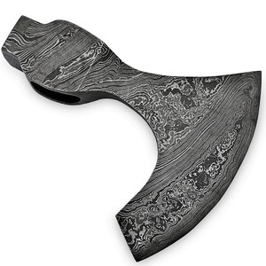 Tête de hache en acier Damas personnalisée idéale pour les amateurs de plein air Bushcraft Camping et le travail du bois - Product Image 4