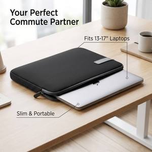 Classic Neoprene Waterproof Shockproof Zippers Laptop <strong>Sleeve</strong> for <strong>Macbook</strong> 11'' 13'' 15'' 17'' - Case Only - Product Image 5