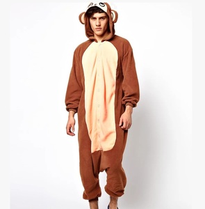 Custom Embroidered Cartoon Pullover Hoodie <b>Onesie</b> Luxury Casual Plain Mens Romper with Breathable Jumpsuit Pocket for Winter - Product Image 1