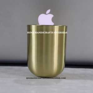 100% Pure Metallic bougie Container finition brillante et logo personnalisé pour la décoration éclair à Noël et à la maison en vrac - Product Image 5