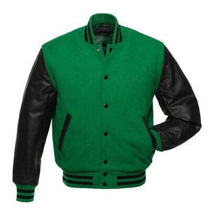 Unisex Custom Wool Body <b>Leather</b> Sleeves Varsity <b>Jackets</b> Stand Winter Work Style CollegeBaseballjacket for <b>men</b> DDP Shipping - Product Image 1