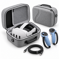 Tali Baterai Pro VR untuk Meta Quest 3S / Quest 3 dengan Penyangga Kepala Pendingin Udara
