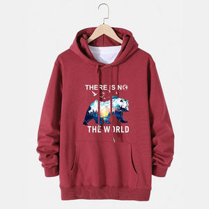 Sudadera con capucha para hombre personalizado con estampado de algodón suave 100% de alta calidad, bien diseñada para el invierno disponible para hombres - Product Image 1