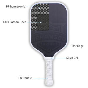 Équipement de sport Pickleball Paddle Utilisation Raquettes de balle de cornichon en fibre de carbone Concevez votre propre raquette de tennis - Product Image 3