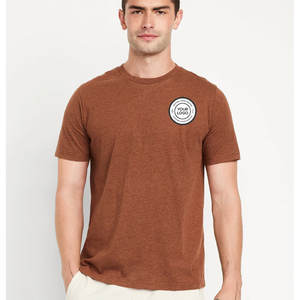 Venta al por mayor de ropa de fábrica 100% algodón camisetas de gran tamaño Unisex deportes en blanco liso impresión Slim Fit hombres camiseta - Product Image 4