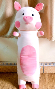 Oreiller de câlin de cochon rose super mignon en cadeau - Product Image 2