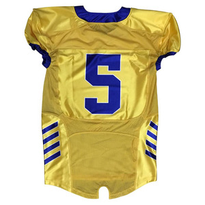 Vêtements de sport taille manches courtes uniforme de Football américain haute qualité personnalisé dernier Design en plein air accepter les Designs personnalisés - Product Image 6