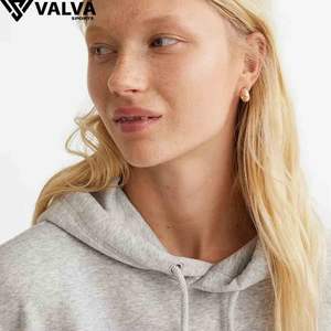 Sudadera con capucha recortada Sublimación personalizada Sudaderas con capucha Ropa deportiva informal Sudadera con capucha Damas Personalizada Según su marca. - Product Image 6