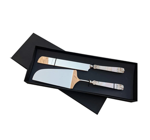 Ensemble à fromage en acier incrusté d'os de qualité supérieure, dernière collection, 3 pièces, meilleurs cadeaux de mariage, passe au lave-vaisselle - Product Image 4