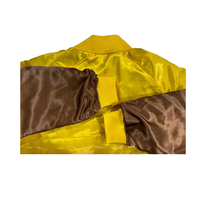 Veste universitaire d'hiver pour homme personnalisée avec lettres Iota Phi Theta sur le devant, en toile sublimée, satinée et brodée, imperméable