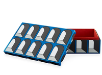 Boîte à bijoux rectangulaire en résine, style nordique moderne, multifonctionnelle, taille et couleur personnalisables, rangement pour salon et salle de bain