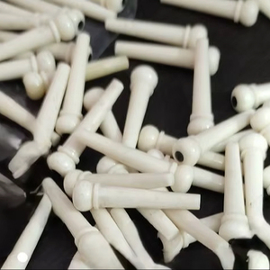 Clavijas de Puente para Guitarra de Hueso de Abulón, 100% Hueso Natural de Búfalo de Alta Calidad - Product Image 1