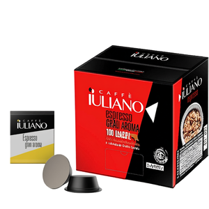 Cápsulas de Café Espresso Gran Aroma Napoli de Caffe Iuliano, 100 Unidades, Compatibles con Lavazza A Modo Mio, Café Arábica - Product Image 3